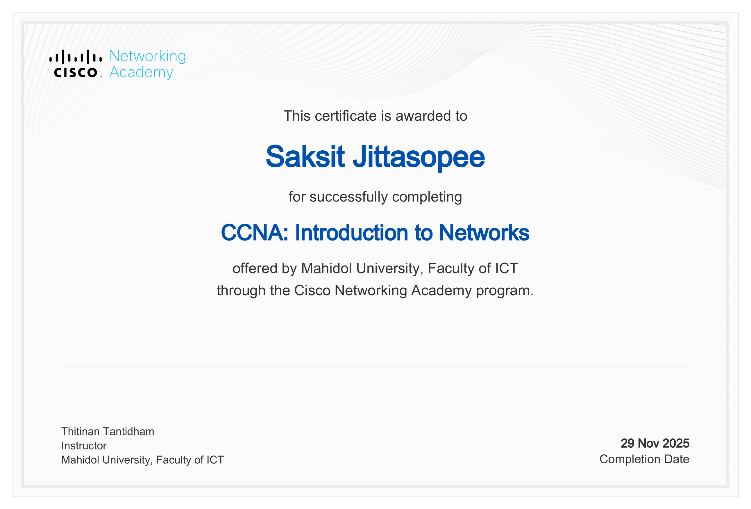 CCNA: Introduction to Networks